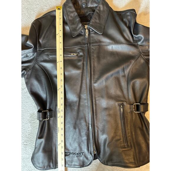 Joe Rocket Women’s Leather Motorcycle Jacket – Size XL – Heavy Duty Cruiser - Picture 13 of 14